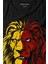 Aslan Kafası Sarı Kırmızı Yeleli Baskılı Tişört Çocuk T-Shirt 2