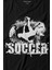 Soccer Röveşata Gol Atan Futbolcu Taktik Baskılı Tişört Çocuk T-Shirt 2