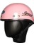 Motosiklet ve Bisiklet Kaskı Abs Materıal Yarım Chopper Model Kask Vespa Scooter Pınk 1