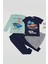 4'lü Hot Wheels Baskılı Tshirt Şort Pantolon Takım 2