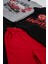 4'lü Mcqueen Baskılı Tshirt Şort Pantolon Siyah Takım 3