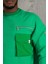 Oversize 3 Iplik Bisiklet Yaka Torba Cepli Içi Polarlı Basic Sweatshirt 5