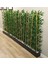 Yapay Bambu Ağacı Seti 1.50 mt Boy Bamboo Çubuk Çiçek 4 Adet 75 cm Ahşap Antrasit Iç Mekan Saksıda 1