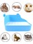 Pet Hamster Tuvalet Köşe Tepsileri Pet Mavi 28X22X15CM (Yurt Dışından) 3