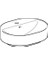 Geberıt Lay-On Washbasin Variform B60 500.777.01.2 60X45 cm 2