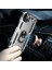 Apple iPhone 13 Telefon Kasası Araba Montaj Rotary Yüzüğü Kickstand Askeri Sınıf Pc Tpu Combo Kasa Şok Geçirmez Kapak 6.1 Inç-Silver (Yurt Dışından) 3