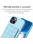 Apple iPhone 13/14 Pu Deri Kaplamalı Tpu Kapak Kart Yuvaları Kickstand Telefon Kasası Mavisi (Yurt Dışından) 3