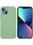 Apple iPhone 13 Telefon Kılıfı Için Iyi Korumalı Anti-Kırpma Sıvı Silikon Telefon Geri Kılıf Telefon Kapağı 6.1 Inç-Işık Yeşil (Yurt Dışından) 1