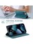 Rfıd Engelleme Retro Mat Otomatik Absorbed Deri Cüzdan Stand Telefon Kapağı Apple iPhone 13 6.1 Inç-Mavi (Yurt Dışından) 2