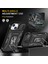 Apple iPhone 13 Telefon Kasası 6.1 Inç Halka Kickstand Anti-Fall Vaka Slayt Kamera Kapağı Pc+Tpu Cep Telefonu Koruyucu Kapak Black (Yurt Dışından) 4