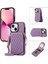 Apple iPhone 13 Telefon Kasası 6.1 Inç Baskılı Rhombus Makyaj Aynası Kickstand Case Pu Deri Kaplamalı Tpu Kart Yuvası Rfıd Engelleme Telefon Kapağı Omuz Kayışı Doğru (Yurt Dışından) 1