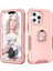 Apple iPhone 14 6.1 Inç Hibrit Telefon Kılıfı Kickstand-Pink ile Koruyucu Arka Kapak (Yurt Dışından) 1