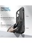 Apple iPhone 13 Telefon Kılıfı 6.1 Inç 3'ü 1 Arada Şok Geçirmez Halka Telefon Kasası Kickstand Anti-Giyim Koruyucu Telefon Geri Kapak-Siyah (Yurt Dışından) 3