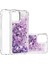Apple iPhone 13 Telefon Kasası Için Lüks Moda Tasarımı Hareketli Parlak ve Parıltı Glitterclear Yumuşak Tpuprotektif Kasa Kapak 6.1 Inç-Dark Mor (Yurt Dışından) 1
