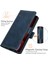 Apple iPhone 13 Telefon Kılıfı Pu Deri Tam Koruma Cüzdanı Kapak Stand Stand Stand Stand Kılıfı 6.1 Inç Mavi Manyetik Çift Tokalı (Yurt Dışından) 3