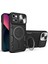 Apple iPhone 13 Telefon Kılıfı 6.1 Inç Slayt Kamera Koruma Telefon Kılıfı Pc+Tpu Dönen Kickstand-Black ile Damla Geçirmez Kapak (Yurt Dışından) 1