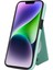 Apple iPhone 13 Telefon Kasası 6.1 Inç Baskılı Rhombus Makyaj Aynası Kickstand Case Pu Deri Kaplamalı Tpu Kart Yuvası Rfıd Engelleme Telefon Kapağı Omuz Kayış Işık Yeşil (Yurt Dışından) 4