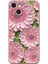 Apple iPhone 13 Telefon Kasası 6.1 Inç Canlı Yağlı Boya Çiçek Desenli Telefon Kasası Anti-Çizik Yumuşak Tpu Arka Kapak Pembe (Yurt Dışından) 1