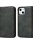 Süper Mıknatıs Kapanması Çizgi Anti-Çizelge Cüzdan Tasarım Deri Stand Kılıfı Apple iPhone 13 6.1 Inç-Black (Yurt Dışından) 1