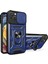 Apple iPhone 13 Telefon Kasası Anti-Fall Ring Tutucu Telefon Kılıfı 6.1 Inç Slayt Kamera Koruma Pc+Tpu Hibrid Telefon Kapağı Kömartılı Kickstand (Yurt Dışından) 2