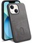 Apple iPhone 13 Telefon Kılıfı 6.1 Inç Kart Yuvaları Işlev Aşınma Dayanıklı Pu Deri Kaplamalı Pc+Tpu Hibrit Cep Telefonu Kabuk Grey (Yurt Dışından) 1