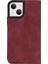 Apple iPhone 13 Telefon Kılıfı Pu Deri Deri Touch Hissed Hissedar Otomatik Emici Telefon Kasası Cüzdan Stand 6.1 Inç-Dark Kırmızı (Yurt Dışından) 3