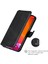Tam Koruyucu Folio Flip Deri Cüzdan Telefonu Stant Kapak Apple iPhone 13 6.1 Inç-Siyah (Yurt Dışından) 2