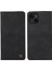 Apple iPhone 13 Telefon Kasası 6.1 Inç Dream Serisi Anti-Çizgi Pu Deri Telefon Kılıfı Otomatik Kapanış Manyetik Cüzdan Stand Telefon Kapağı Black (Yurt Dışından) 1