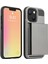 Slayt Tasarım Kartı Tutucu Anti Güz Tpu+Pc Telefon Kılıfı Apple iPhone 13 Için 6.1 Inç-Grey (Yurt Dışından) 1