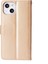 Apple iPhone 13 Telefon Kılıfı Için Kişiselleştirilmiş Pu Deri Kelebekler Desen Dışında Cüzdan Kart Yuvaları Telefon Stand Kılıfı 6.1 Inç-Altın (Yurt Dışından) 3