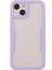 Apple iPhone 13 Telefon Kılıfı Pet Ekran Koruyucusu+Akrilik Arka Panel+Tpu Çerçeve Bırakma Geçirmez Telefon Hibrit Kapak Kılıfı 6.1 Inç-Mor (Yurt Dışından) 2