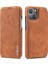 Retro Style Card Tutucu Stand Tasarımı Deri Telefon Kılıfı Apple iPhone 13 6.1 Inç-Kahverengi Için Kapak (Yurt Dışından) 2