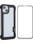 Apple iPhone 13 Telefon Kasası Ince Telefon Kasası+9h Temperli Cam Ekran Koruyucu 6.1 Inç Çerçevesiz Isı Dispidasyon Telefon Kabuğu Bırakma Direnci Koruyucu Kapak Black (Yurt Dışından) 1