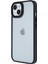 Apple iPhone 14 Telefon Kasası 6.1 Inç Şok Geçirmez Pc+Tpu Kapak Metal Kamera Lens Çerçeve Metal Düğmeleri Cep Telefonu Kasa-Siyah (Yurt Dışından) 3