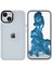Apple iPhone 14 Telefon Kasası 6.1 Inç Şok Geçirmez Pc+Tpu Kapak Metal Kamera Lens Çerçeve Metal Düğmeleri Cep Telefonu Kasa-Beyaz (Yurt Dışından) 1
