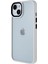 Apple iPhone 14 Telefon Kasası 6.1 Inç Şok Geçirmez Pc+Tpu Kapak Metal Kamera Lens Çerçeve Metal Düğmeleri Cep Telefonu Kasa-Beyaz (Yurt Dışından) 3