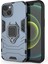 Apple iPhone 14 Telefon Kasası 6.1 Inç Anti-Fall Telefon Kasası Yüzüğü Kickstand Sturdy Şok Geçirmez Esnek Tpu+Sert Pc Arka Kapak-Mavi (Yurt Dışından) 1