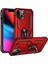 Apple iPhone 13 Telefon Kasası Araba Montaj Rotary Yüzüğü Kickstand Askeri Sınıf Pc Tpu Combo Kasa Şok Geçirmez Kapak 6.1 Inç-Kırmızı (Yurt Dışından) 1