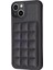 Apple iPhone 13/14 Pu Deri Kaplamalı Tpu Kapak Kart Yuvaları Kickstand Telefon Case-Black (Yurt Dışından) 1