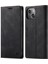 Rfıd Engelleme Retro Mat Otomatik Absorbed Deri Cüzdan Stand Telefon Kapağı Apple iPhone 13 6.1 Inç-Black (Yurt Dışından) 1