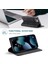 Rfıd Engelleme Retro Mat Otomatik Absorbed Deri Cüzdan Stand Telefon Kapağı Apple iPhone 13 6.1 Inç-Black (Yurt Dışından) 2