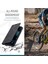 Rfıd Engelleme Retro Mat Otomatik Absorbed Deri Cüzdan Stand Telefon Kapağı Apple iPhone 13 6.1 Inç-Black (Yurt Dışından) 3
