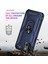 Apple iPhone 13 Telefon Kasası Araba Montaj Rotary Yüzüğü Kickstand Askeri Sınıf Pc Tpu Combo Kasa Şok Geçirmez Kapak 6.1 Inç-Mavi (Yurt Dışından) 4
