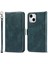 Apple iPhone 13 Telefon Kasası Için Çizik Dirençli Rfıd Engelleme Flip Telefon Kasası Manyetik Kapanma Cüzdan Telefon Kapak Kabuğu 6.1 Inç-Mavi (Yurt Dışından) 1