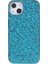 Apple iPhone 13 Telefon Kasası Parıltı Bling Tpu Elektro-Örtüşme Kenarı+Sert Pc Back Clatch Anti-Cratch Işık Telefon Kasası 6.1 Inç-Mavi (Yurt Dışından) 2