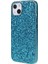 Apple iPhone 13 Telefon Kasası Parıltı Bling Tpu Elektro-Örtüşme Kenarı+Sert Pc Back Clatch Anti-Cratch Işık Telefon Kasası 6.1 Inç-Mavi (Yurt Dışından) 3