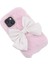 Apple iPhone 13 Telefon Kasası Yumuşak Sahte Kürklü Kabarık Sıcak Arka Kapak Tpu Tampon Koruyucu Bowknot Kasası. (Yurt Dışından) 3