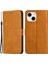 Apple iPhone 13 Telefon Kasası Için Çok Yönlü Koruma Düz Renk Cüzdanı Pu Deri Telefon Kapağı Stand ve Manyetik Toka 6.1 Inç-Kahverengi (Yurt Dışından) 1