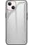 Karbon Fiber Doku Temperli Cam Arka+Tpu Kenarı Hibrid Telefon Kapağı Kasası Için Apple iPhone 13 6.1 Inç-Silver (Yurt Dışından) 1