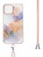 Apple iPhone 13 Telefon Vaka Deseni Tasarımı Imd Elektrokaplatma Yumuşak Tpu Tam Gövdeli Koruyucu Kapak, Kordon 6.1 Inç-Beyaz (Yurt Dışından) 3
